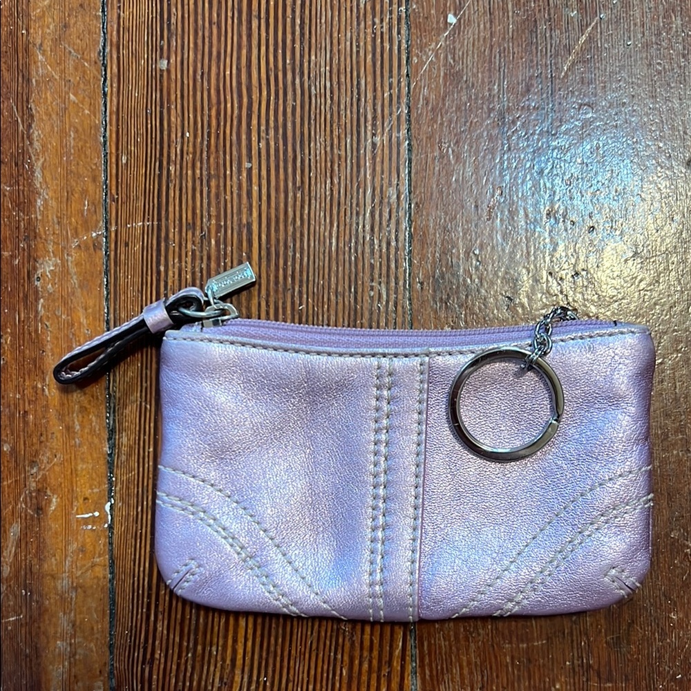 Purple Coach Wristlet/Wallet - Picture 2 of 3